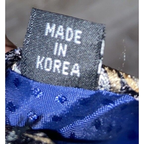 Vintage Pierre Cardin Men's Necktie Tie Silk   Geometric Black Gold Neutrals - Picture 5 of 6